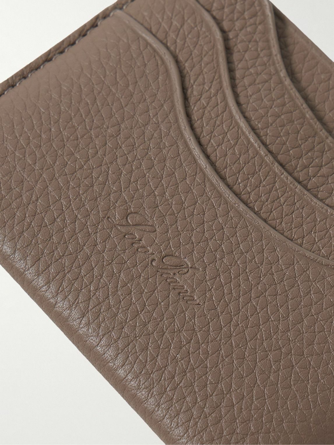 Loro Piana - Logo-Debossed Full-Grain Leather Cardholder