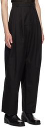 lesugiatelier Black Pleated Trousers