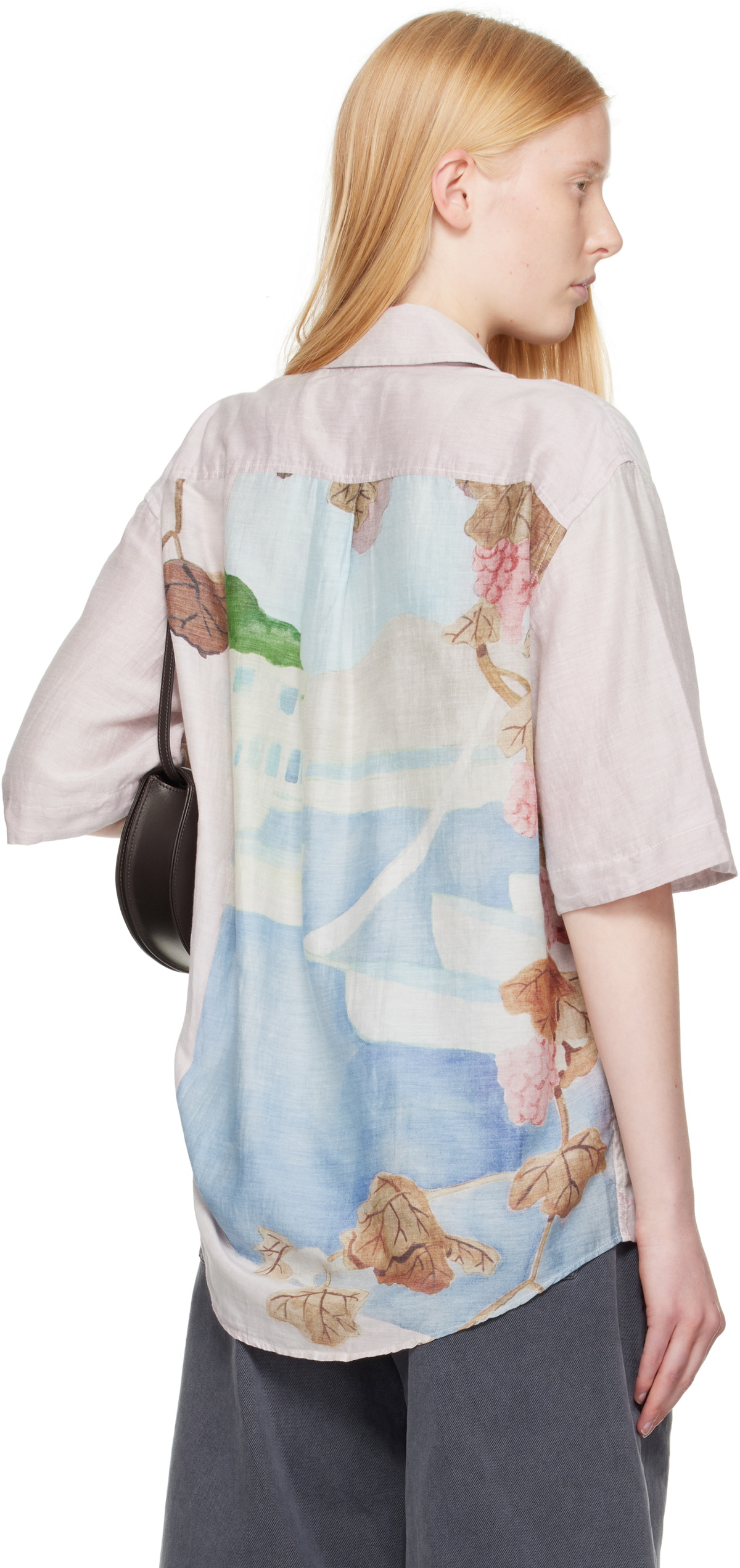 OUR LEGACY Blue & Pink Beyond Short Sleeve Shirt Our Legacy