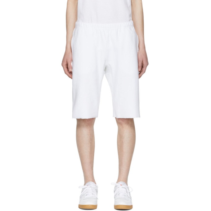 Photo: Champion Reverse Weave White French Terry Shorts