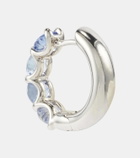 Bucherer Fine Jewellery 18kt white gold earrings with sapphires