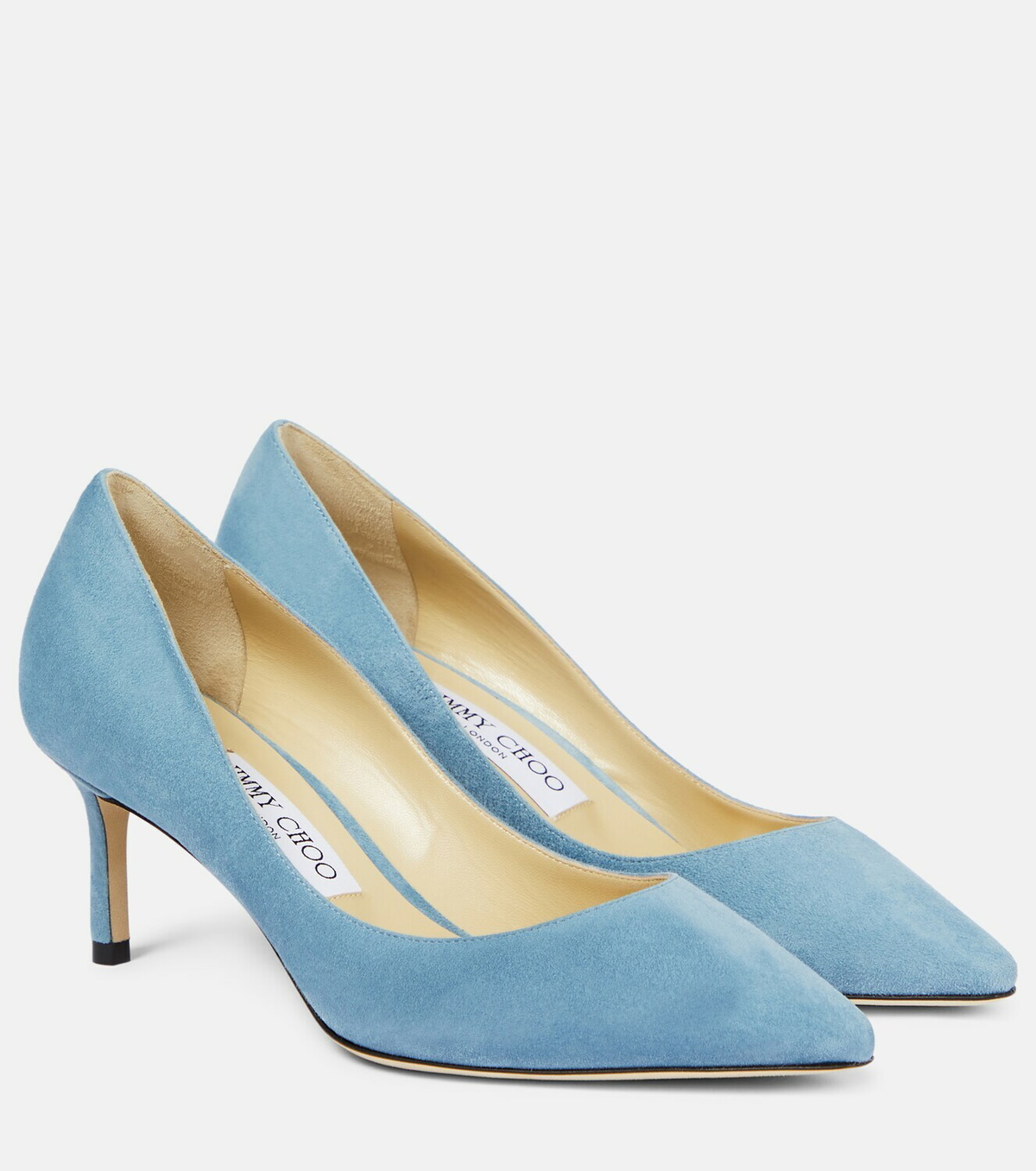 Jimmy choo best sale blue suede pumps