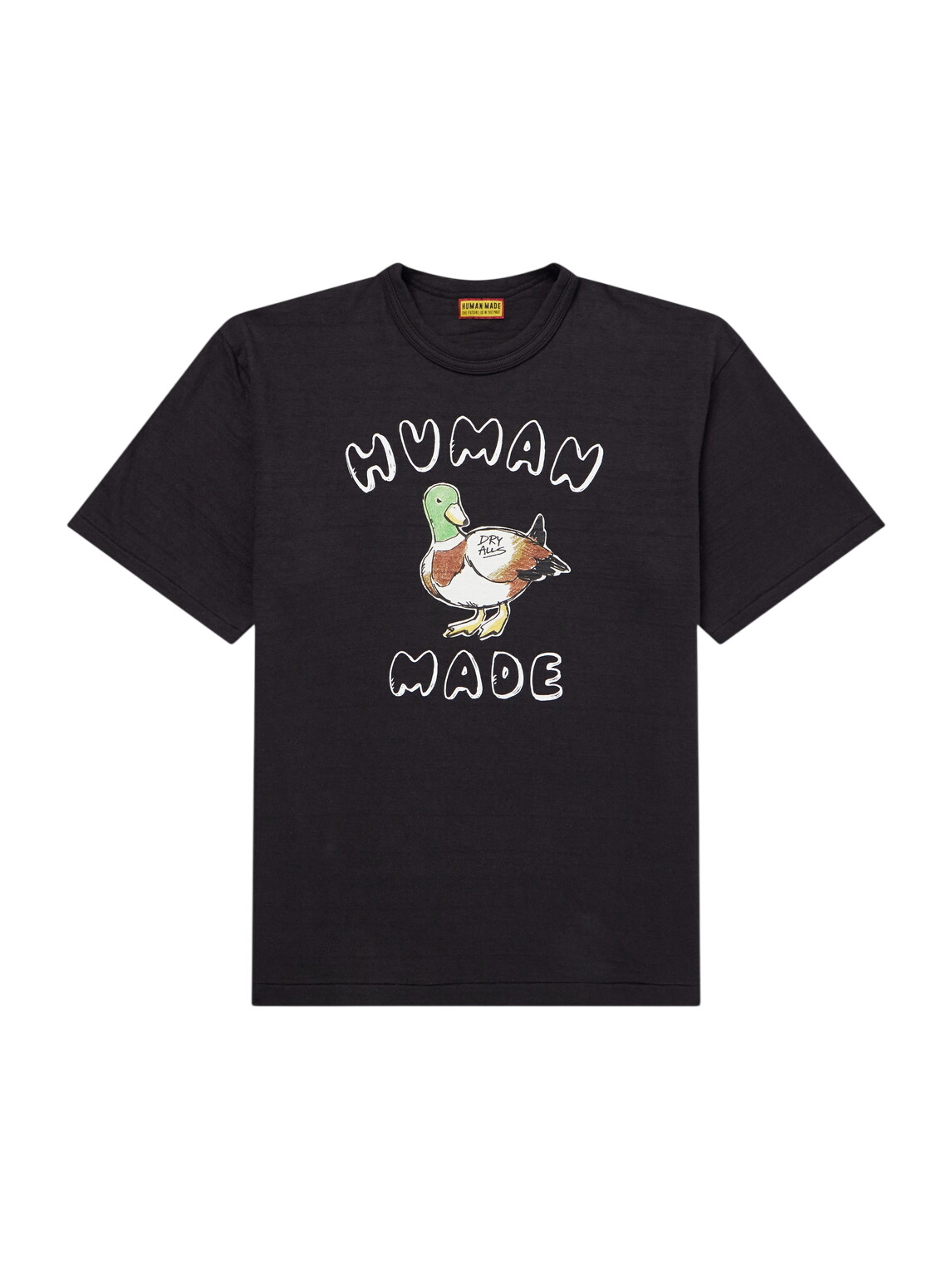 Human Made Men's Long Sleeve Flamingo T-Shirt in Black Human Made