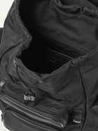 SAINT LAURENT - City Leather-Trimmed ECONYL Backpack - Black