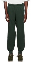 nanamica Green Cotton Lounge Pants