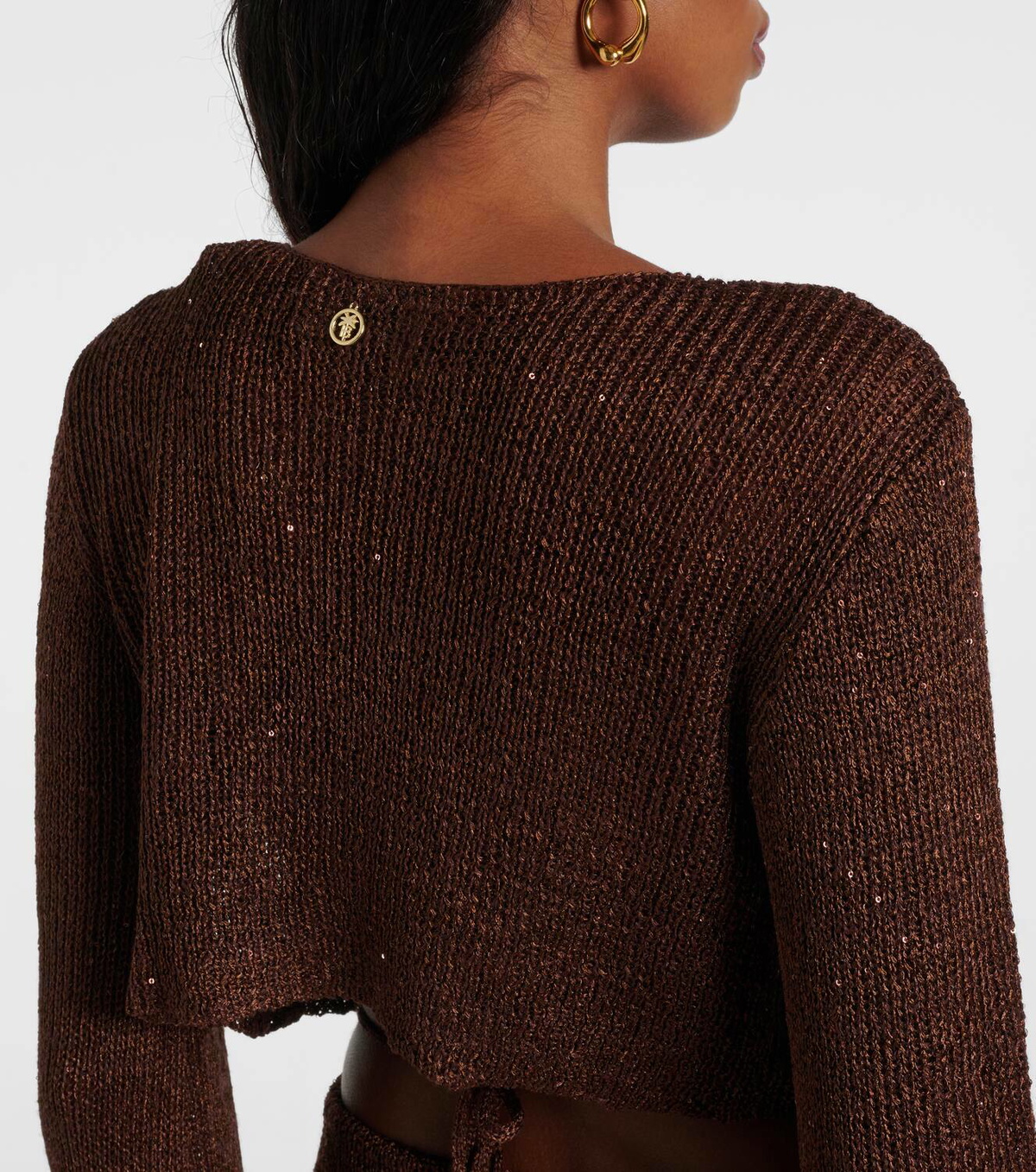Bananhot Alma sequined knitted cardigan