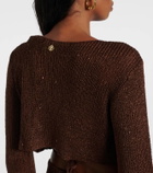 Bananhot Alma sequined knitted cardigan