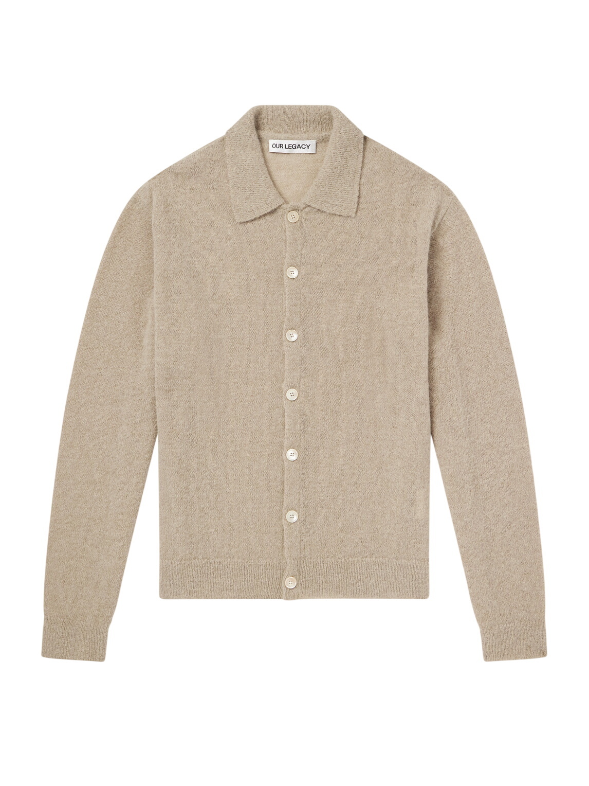 Our Legacy - Evening Polo Alpaca and Wool-Blend Cardigan