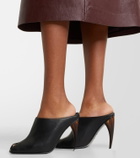 McQueen Leather mules