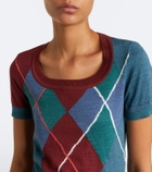 Vivienne Westwood Argyle wool and cotton sweater