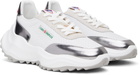Casablanca White & Silver Atlantis Sneakers
