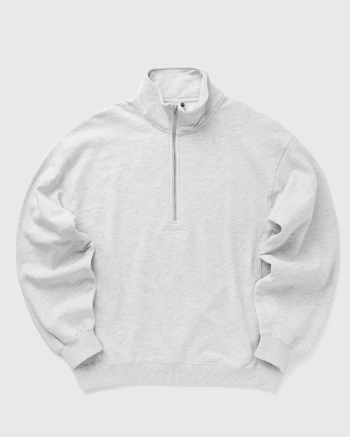 New Amsterdam LOGO HALF ZIP Grey Mens Half-Zip