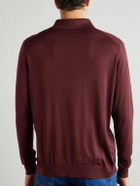 Kiton - Wool Polo Shirt - Red