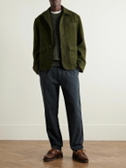 Hartford - Tommy Straight-Leg Cotton-Twill Trousers - Blue