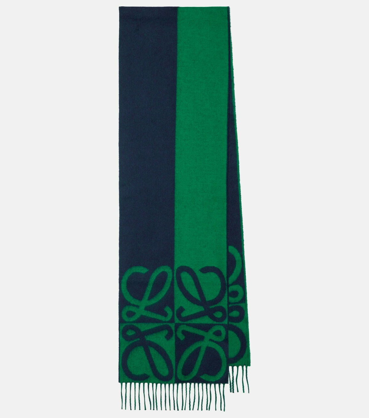 Loewe Anagram wool and cashmere scarf