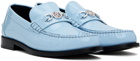 Versace Blue Medusa '95 Patent Loafers