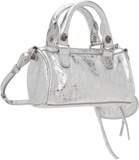 Balenciaga Silver 'Le Cagole' Nano Duffle Bag