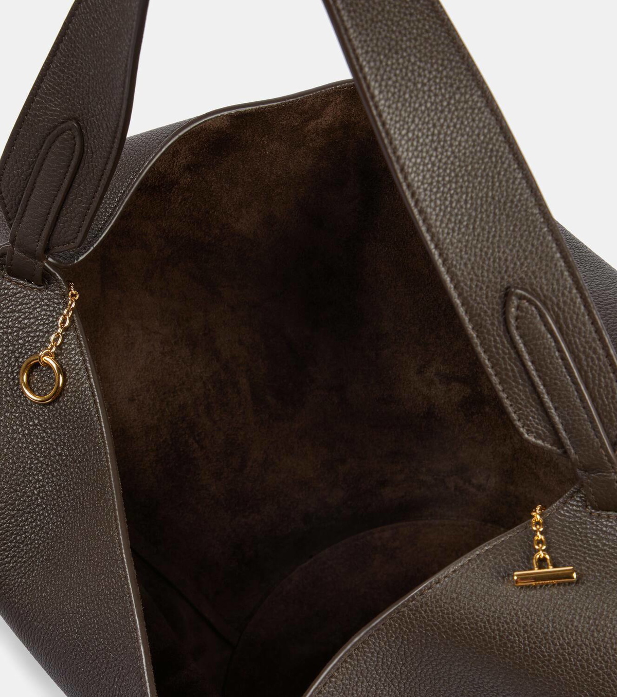 Khaite Lotus Small leather tote