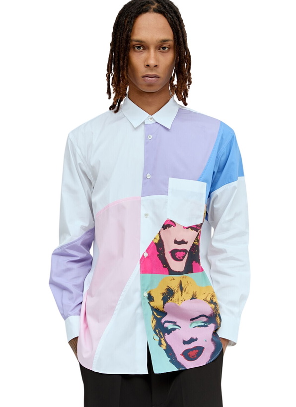 Photo: Comme des Garçons SHIRT x Andy Warhol Pop Art Shirt