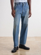 A.PRESSE - Tapered Distressed Jeans - Blue