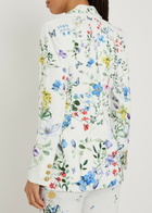 Alice + Olivia Breann Floral Print Crepe Blazer Multicoloured