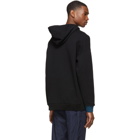 Givenchy Black Vertical Logo Hoodie