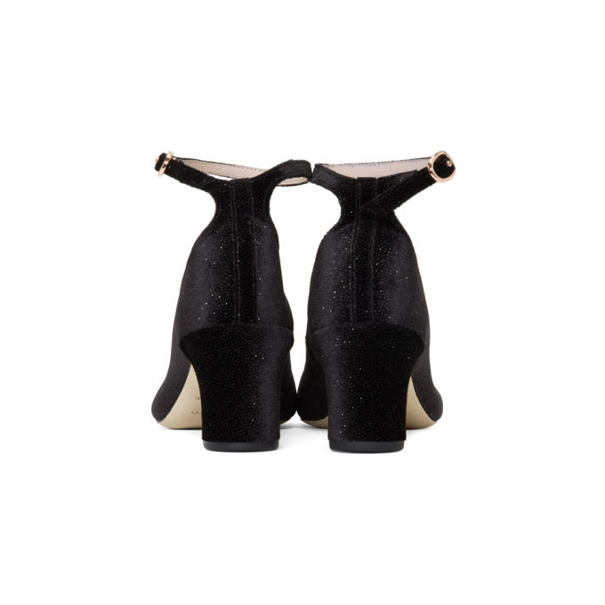 が大特価！ Black Repetto Glitter Repetto Heels Jane Mary Electra Velvet 靴