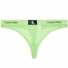 Calvin Klein Women's Modern Thong in Fabulous Green
