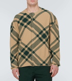 Burberry Burberry Check wool-blend cardigan