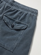 Save Khaki United - Easy Cotton-Corduroy Drawstring Shorts - Blue