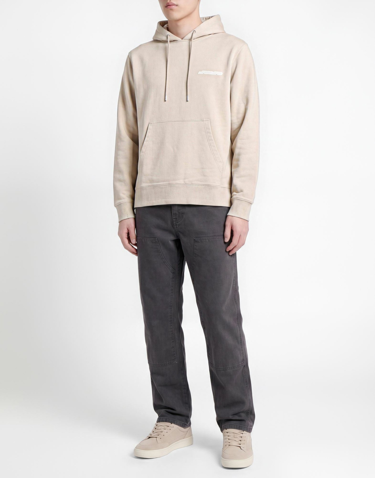 Sandro Mens Sweatshirt in Beige