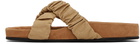 Staud Tan Michel Sandals