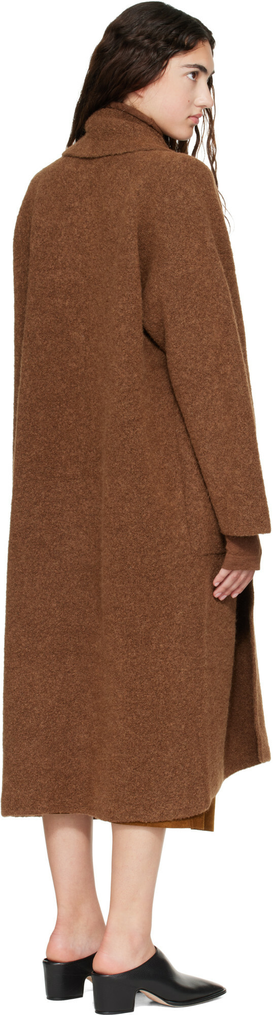 Lauren Manoogian Brown Double Face Long Coat