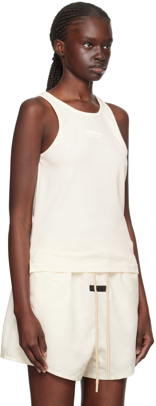 Fear of God ESSENTIALS Off-White Bonded Tank Top Fear Of God Essentials