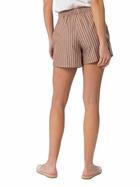 MC2 Saint Barth Woman Cotton Striped Pull Up Shorts Meave