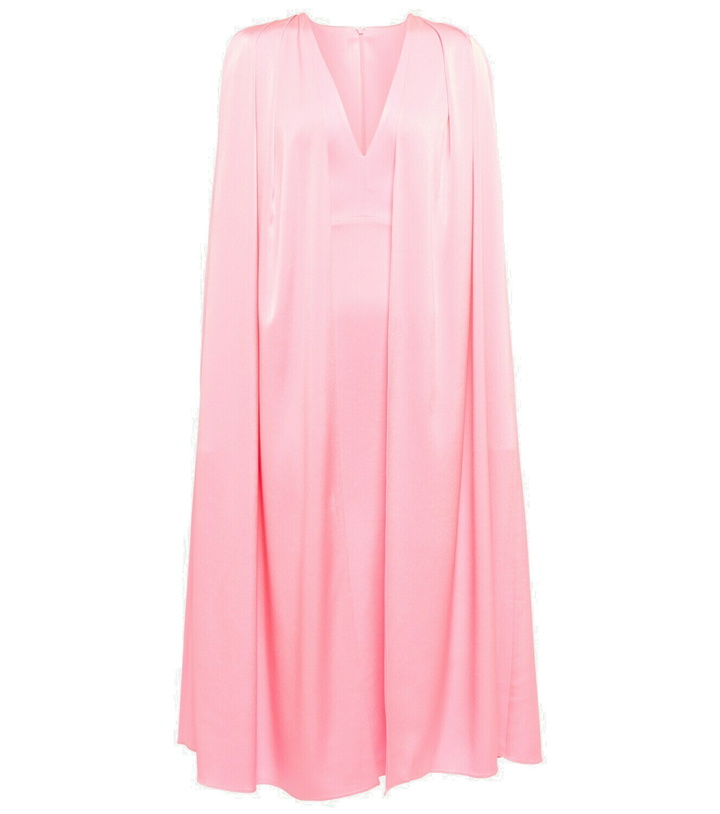 Photo: Alex Perry Crêpe cape midi dress