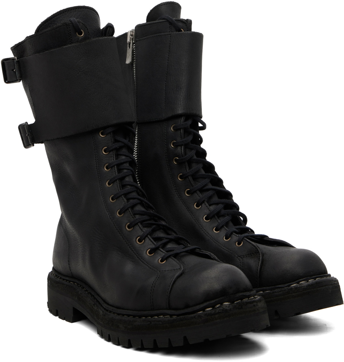 Guidi Black Lace 24 Boots