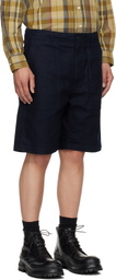 Engineered Garments Navy Fatigue Shorts