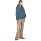 Kenzo Blue Kenzo Paris 'KENZO Signature' Hoodie