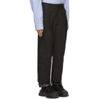 Juun.J Black Cotton Two-Pleat Long Trousers