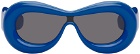 LOEWE Blue Inflated Goggle Sunglasses