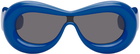 LOEWE Blue Inflated Goggle Sunglasses