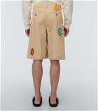 Moncler Genius - 1 Moncler JW Anderson embroidered cotton shorts