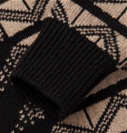 Oliver Spencer - Wool-Jacquard Sweater - Black