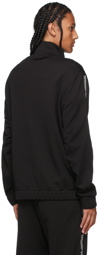 Moncler Black Knit Zip-Up Jacket