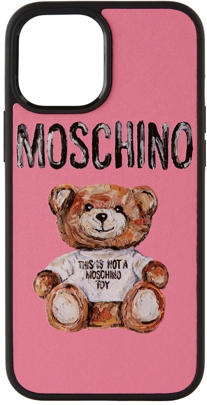 Photo: Moschino Pink 'Not A Toy' iPhone 12 Pro Max Case