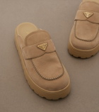 Prada Suede mules