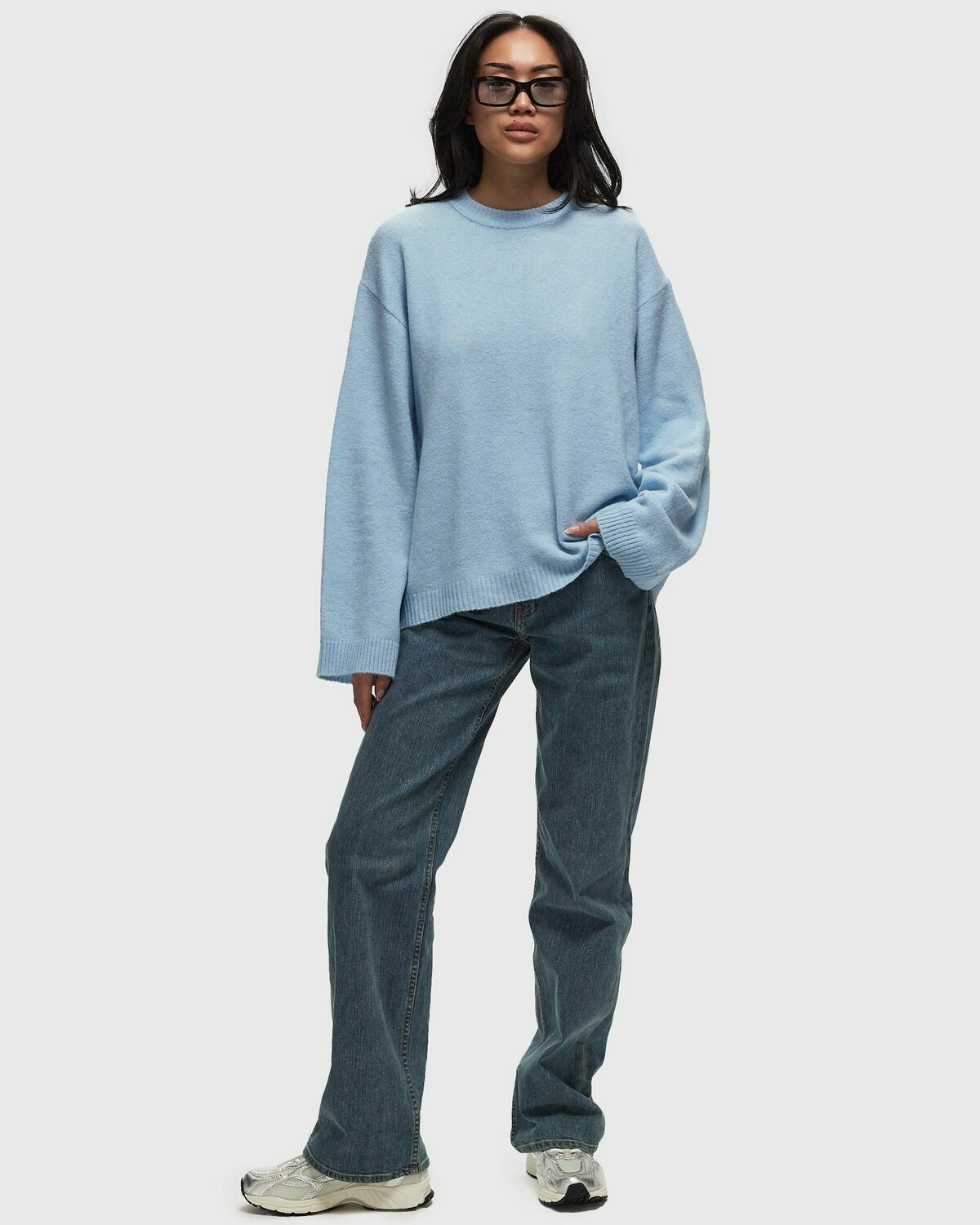 Envii ENORTA LS KNIT 7213 Blue Womens Pullover