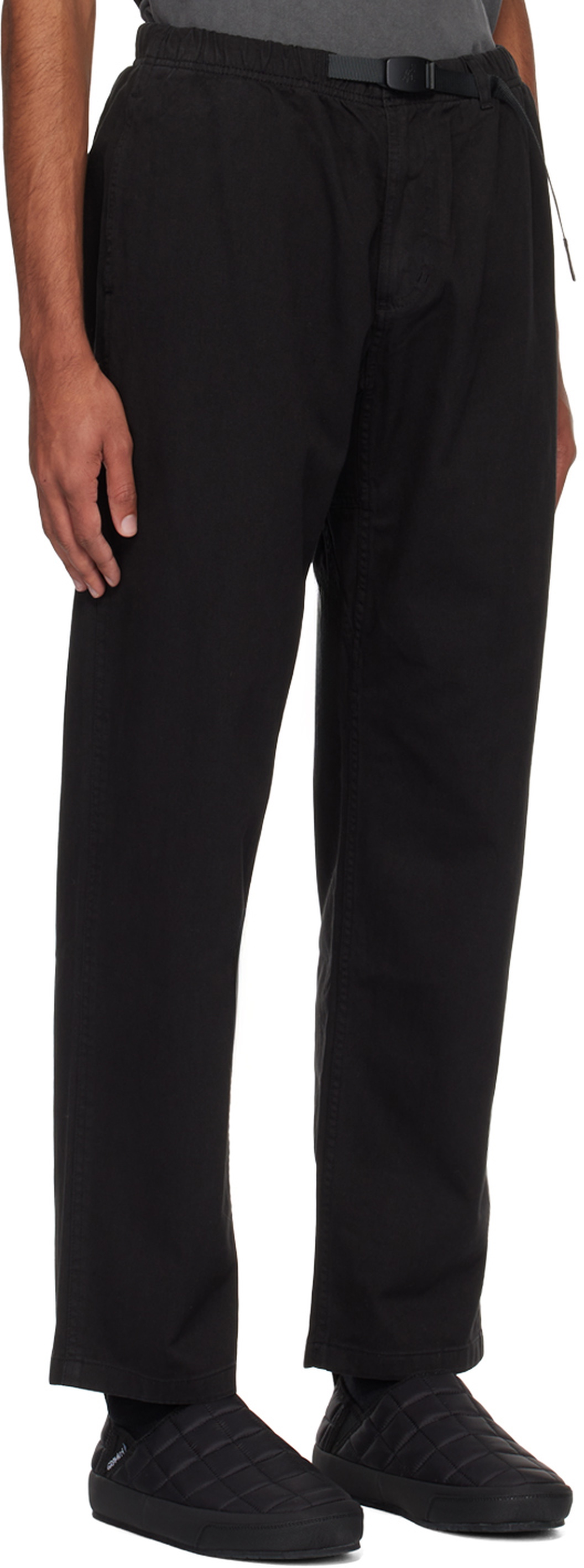 Gramicci Black Relaxed-Fit Trousers Gramicci