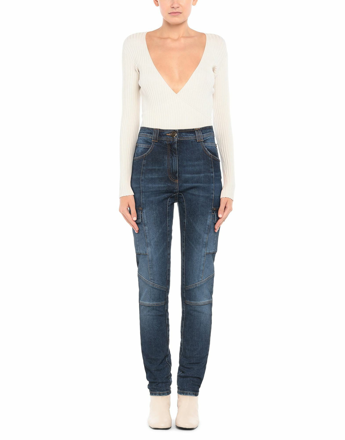 Balmain Womens Jeans in Blue